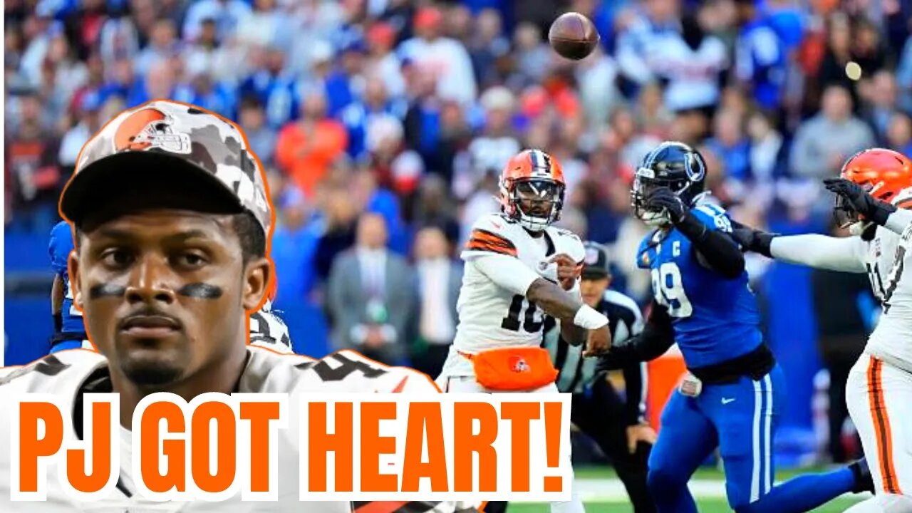 BROWNS CHAOS! INSANE WIN vs Colts! PJ Walker Has HEART! Deshaun Watson BENCHED by Kevin Stefanski!