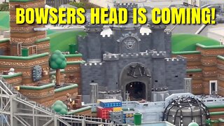 Bowser’s Head Is Finally Coming! | Super Nintendo World Update! | Universal Studios Hollywood!