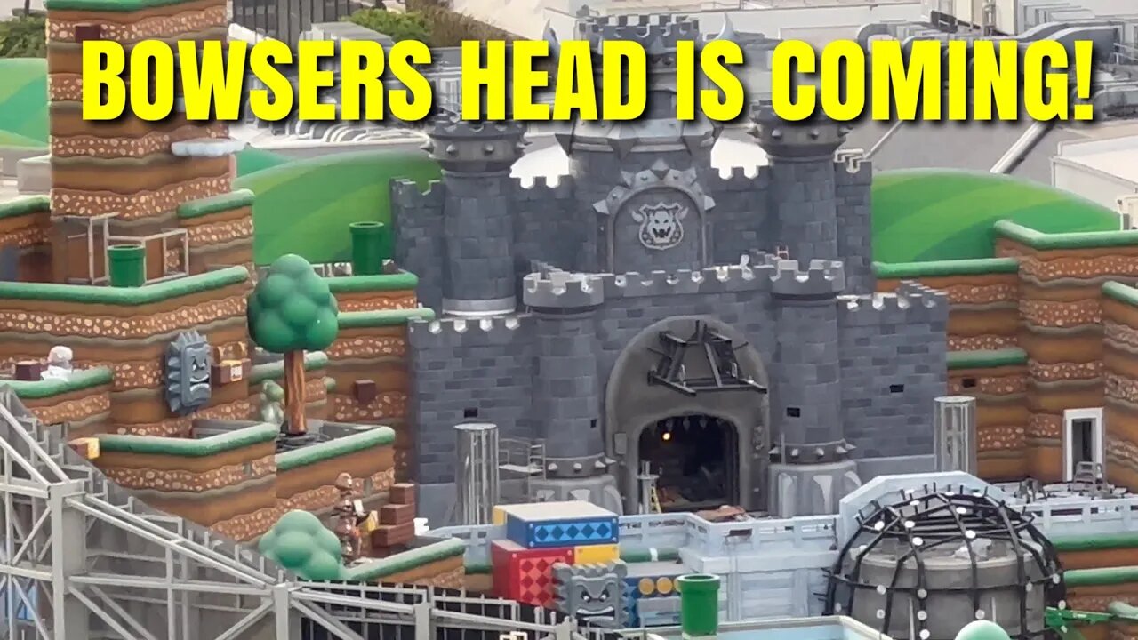 Bowser’s Head Is Finally Coming! | Super Nintendo World Update! | Universal Studios Hollywood!