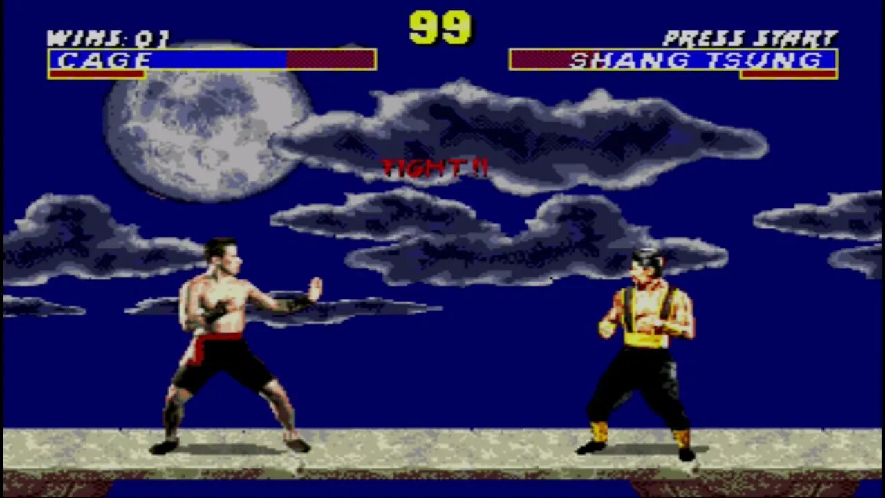 Ultimate Mortal Kombat Trilogy (Genesis) - Johnny Cage MKI - Hardest - No Continues.