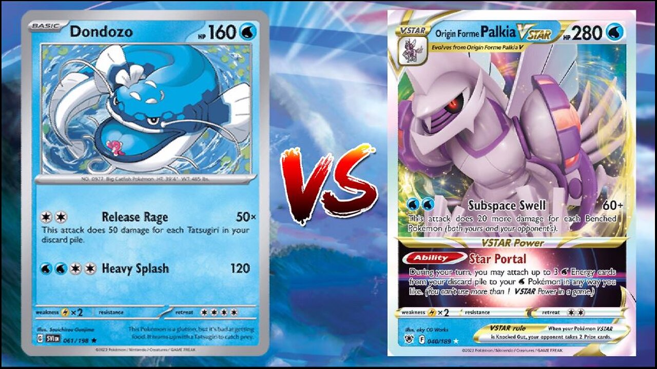 Pokemon TCG Live Dondozo Tatsugiri VS Palkia VSTAR!!