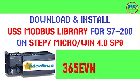 0034 - Modbus library on step7 microwin 4.0 Download and install