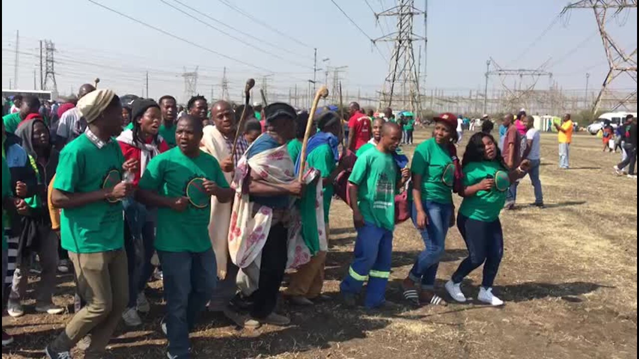 SOUTH AFRICA - Rustenburg- Marikana Massacre 6th anniversary (VIDEO) (68N)