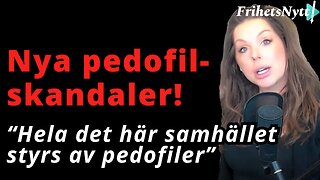 Petra Agapi rasar mot pedofilskandalen - "Samhället styrs av pedofiler"