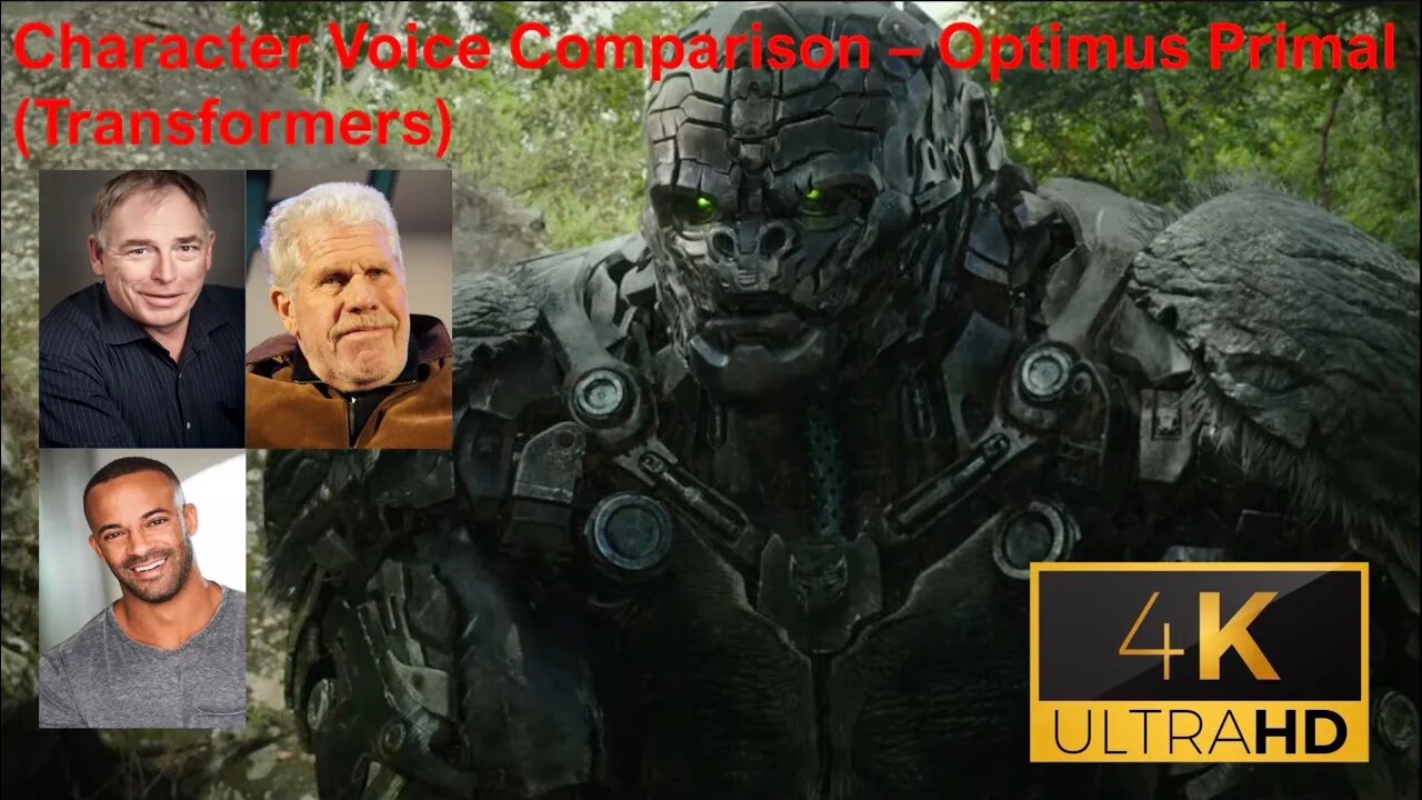 Character Voice Comparison - Optimus Primal (Transformers)