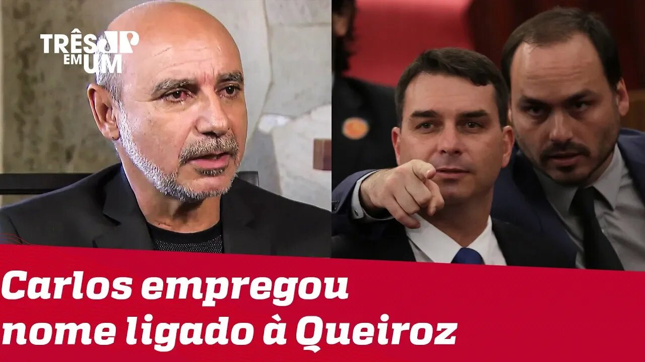 Carlos Bolsonaro empregou assessor ligado a Fabrício Queiroz