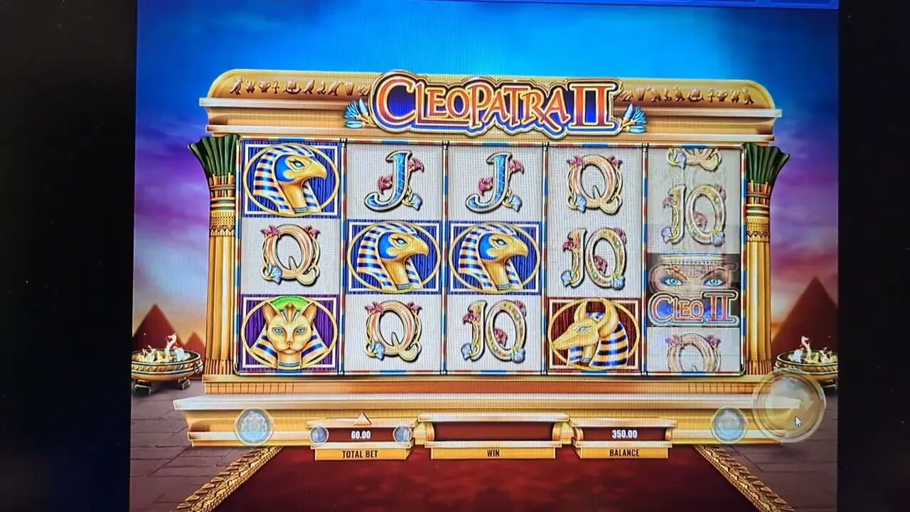 Cleopatra 2 High Limit Slots. $60 Spins!