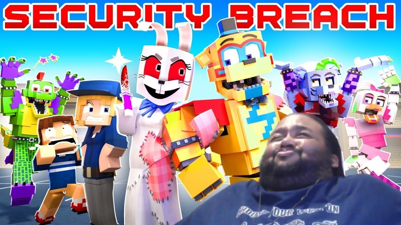 FNAF Security Breach The Movie - Minecraft FNAF Animation _ Reaction