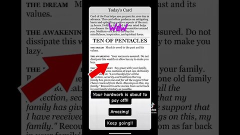 Daily tarot #money #abundance #shorts #10ofpentacles