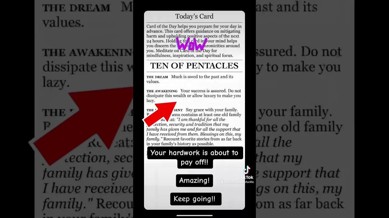 Daily tarot #money #abundance #shorts #10ofpentacles