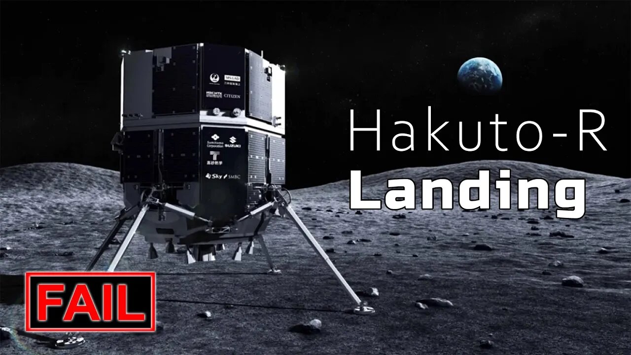 REPLAY: Lunar landing failed? ispace Hakuto-R lost comms (25 Apr 2023)