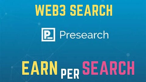 Earn money on the Internet with: PRESEARCH