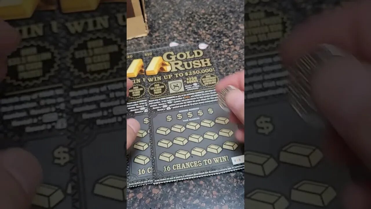 Testing Gold Rush Scratch Off Lottery Tickets!