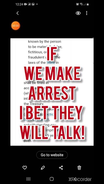WE MAKE ARREST! I BET! WE WOULD GET ANSWERS!