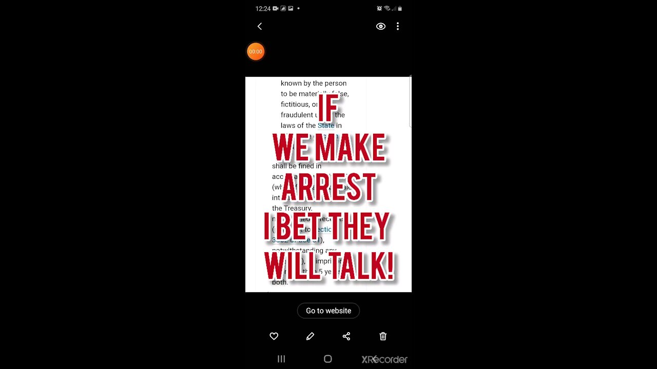 WE MAKE ARREST! I BET! WE WOULD GET ANSWERS!