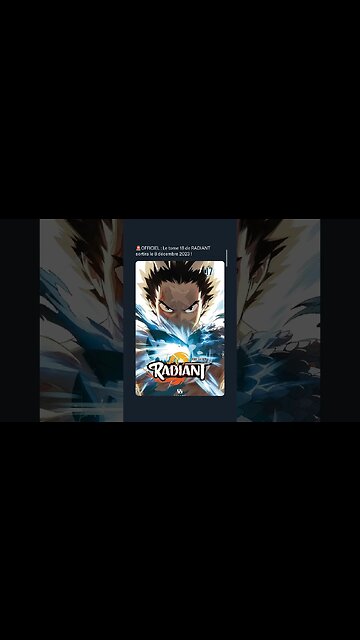 Le tome 18 de RADIANT sortira le 8 décembre 2023 !