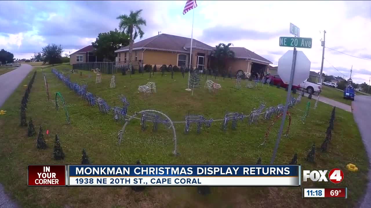 Christmas light display hopes to raise money for K9s