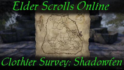 Clothier Survey Shadowfen [Elder Scrolls Online] ESO