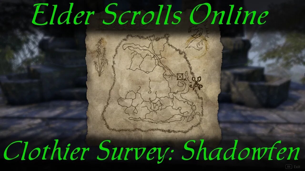 Clothier Survey Shadowfen [Elder Scrolls Online] ESO