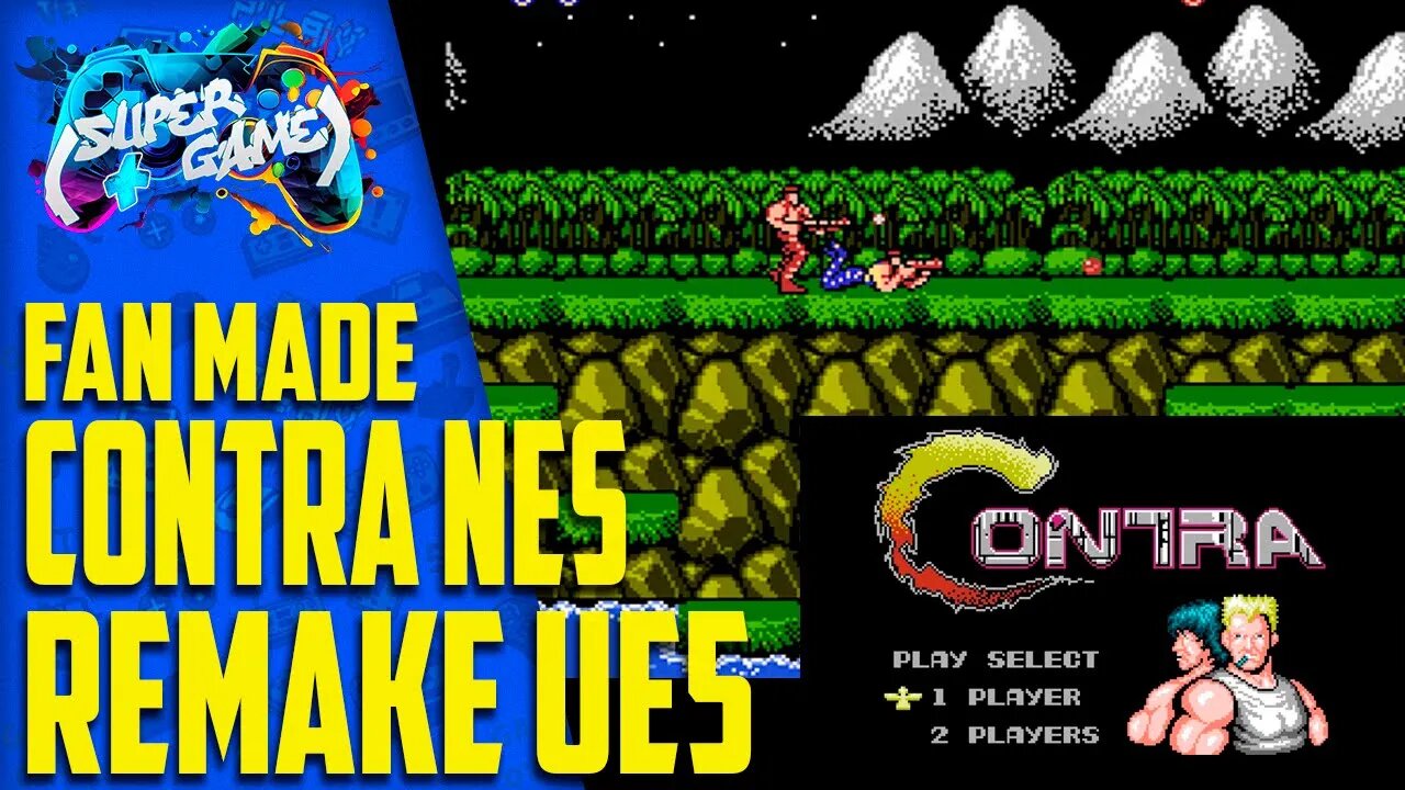 CONTRA NES REMAKE feito por fã na Unreal Engine 5