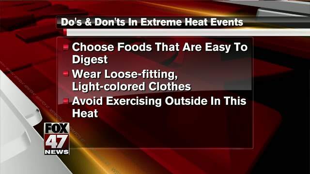 Staying safe in dangerous heat