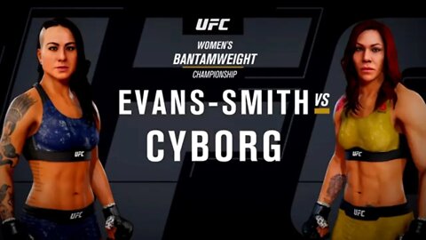 EA Sports UFC 3 Gameplay Cris Cyborg vs Ashlee Evans-Smith