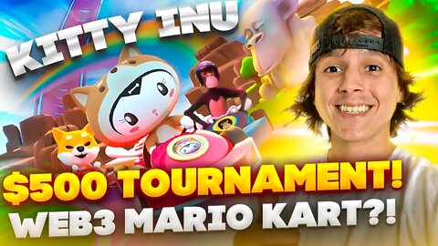 (live) $500 KITTY INU KART - MARIO KART ON THE BLOCKCHAIN!