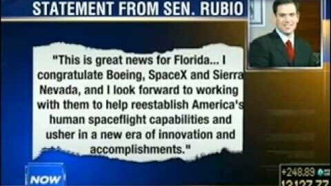 Senator Rubio Welcomes NASA Announcement