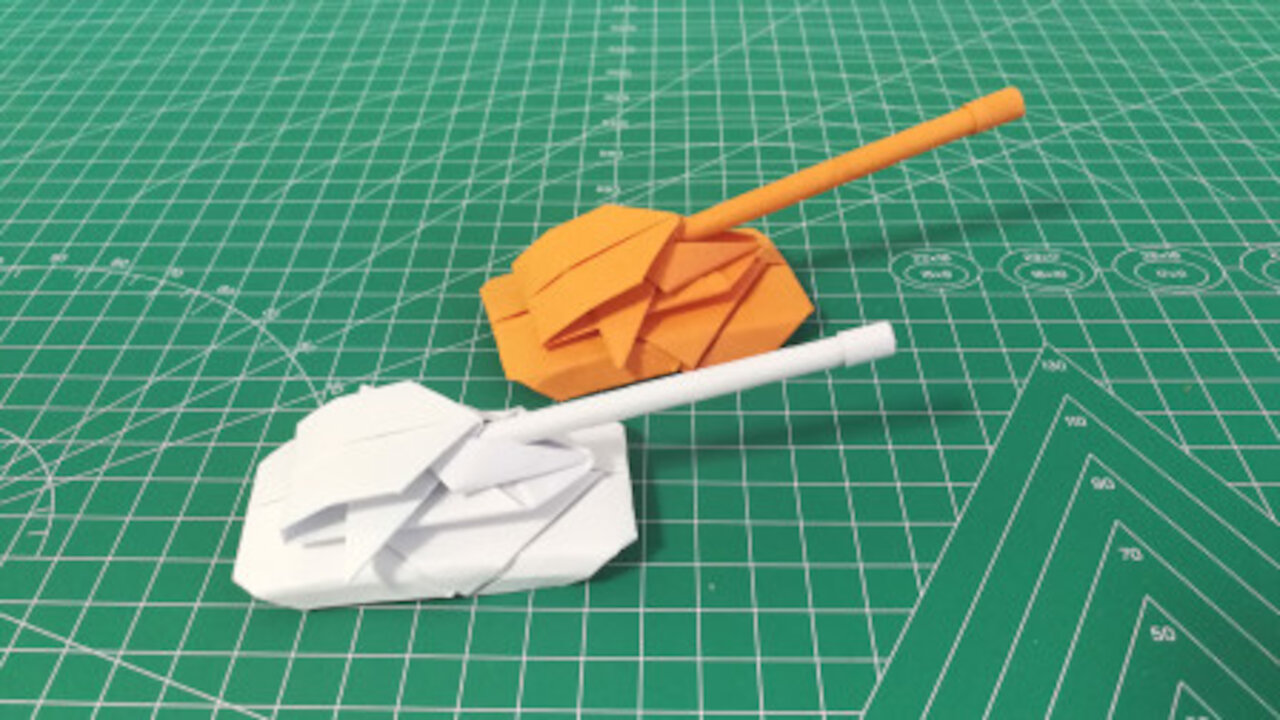 How to make a tank out of paper