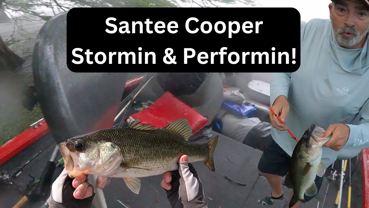 Santee Cooper: Catching Fish then Weathering a Dangerous Storm!