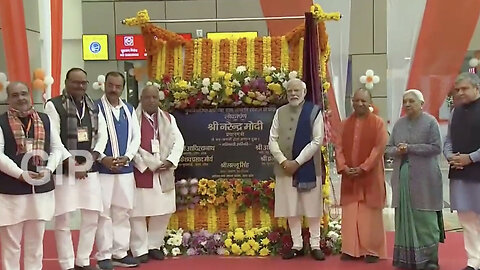 Prime Minister Narendra Modi inaugurates Ayodhya Railway Station & flags off trains