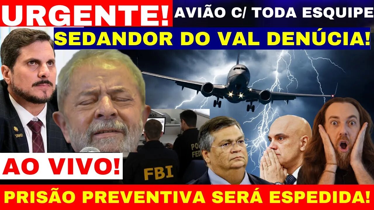 URGENTE ACABOU DE CONTECER COM O BARBA AGORA MANDADO DE PRISÃO PREVENTIVA E NO AVIÃO SENADOR DENÚCIA