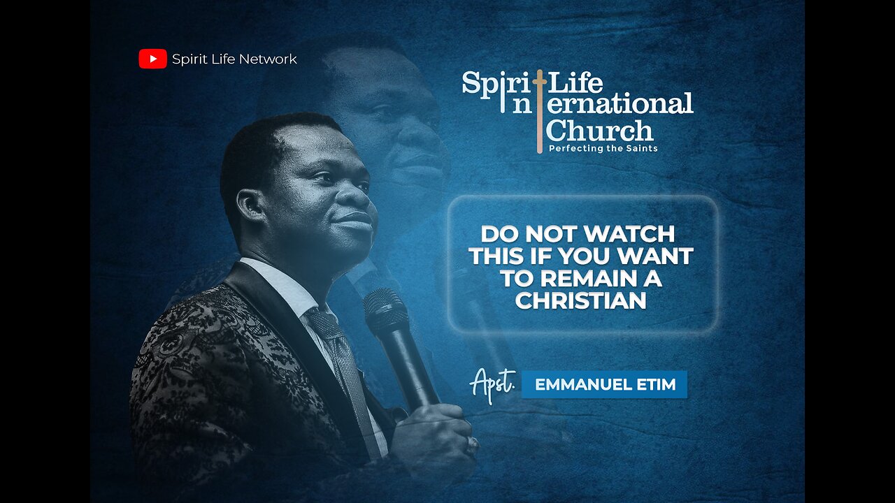 Dont watch this if you want to remain a Christian as you are | Apostle Emmanuel Etim