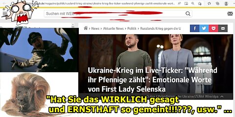 „Hat sie das WIRKLICH gesagt und ERNSHAFT so gemeint!!!???, usw.“ ...