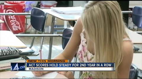 Wisconsin ACT scores hold steady for 2nd year in a row
