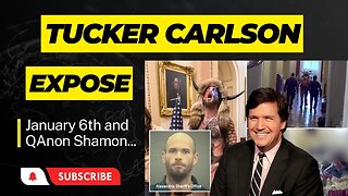 Exclusive: Tucker Carlson Airs Footage of "QAnon Shaman" with Police at Capitol