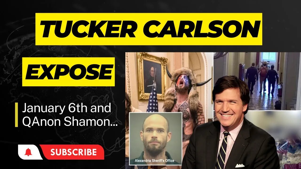 Exclusive: Tucker Carlson Airs Footage of "QAnon Shaman" with Police at Capitol