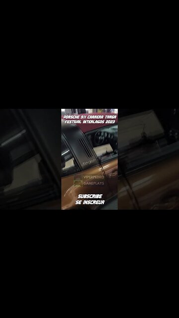 Um belo PORSCHE 911 CARRERA TARGA 1975 no FESTIVAL INTERLAGOS 2023! #porsche #911 #supercars