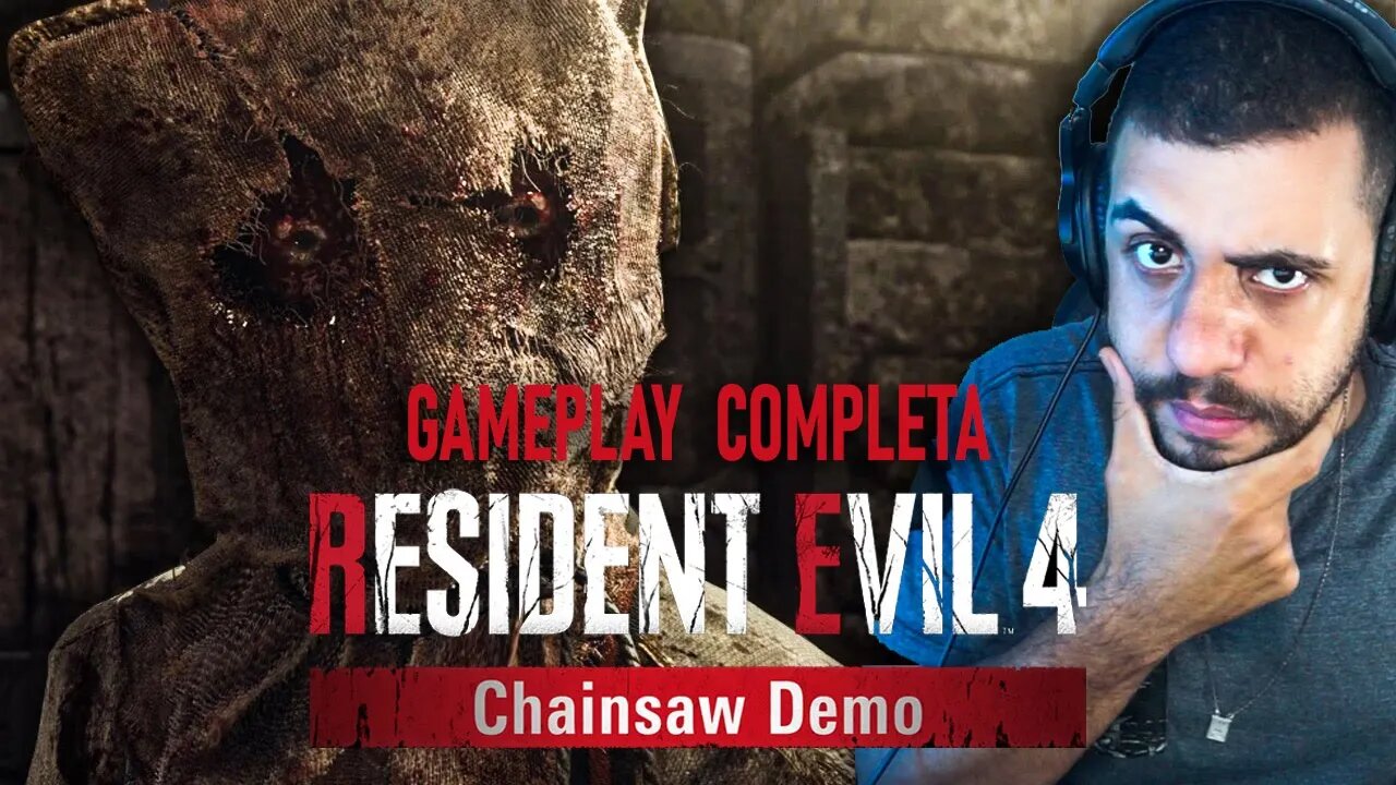 GAMEPLAY COMPLETA da DEMO - RESIDENT EVIL 4 REMAKE