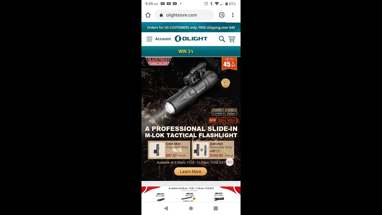 Olight Black Friday Sale