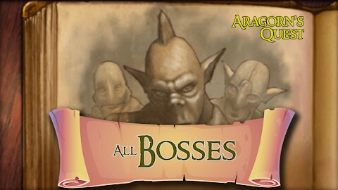 Lord of the Rings Aragorn's Quest | All Bosses | Playthrough