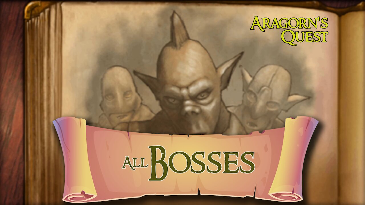 Lord of the Rings Aragorn's Quest | All Bosses | Playthrough