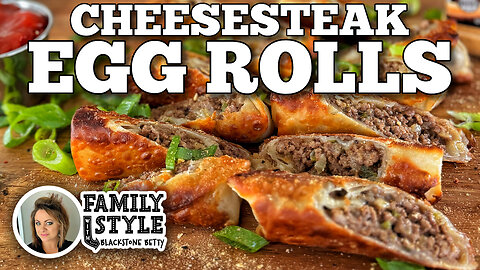 Cheesesteak Egg Rolls | Blackstone Griddles