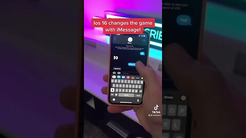 iOS 16 iMessage Edits #shorts