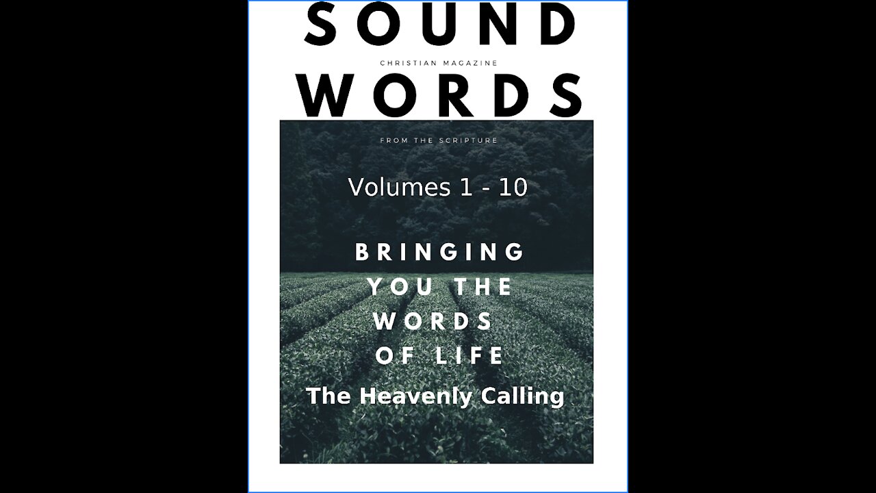 Sound Words, The Heavenly Calling