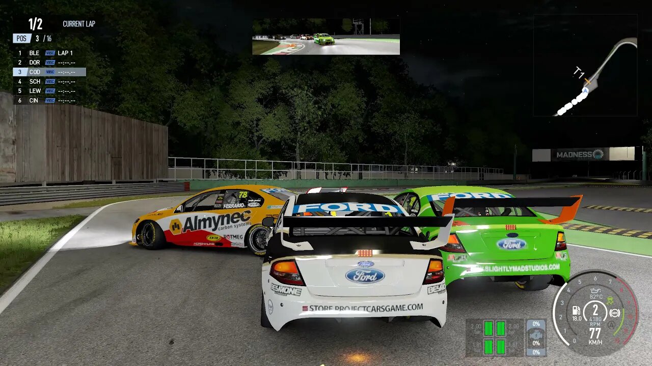 Project CARS 2: Ford Falcon FG V8 Supercar - 1440p No Commentary
