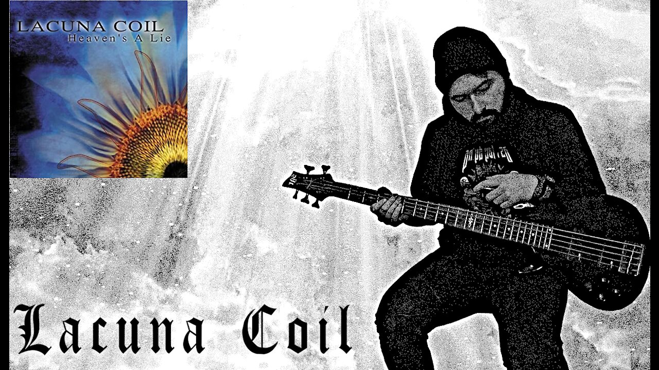 LACUNA COIL - Heaven's A Lie Bass Cover (Tabs)