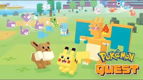 GamePlay Pokemon Quest - Trio Versus Nine Tiles #3
