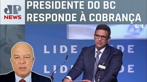 Campos Neto rebate Pacheco sobre atuação da taxa de juros; Roberto Motta analisa