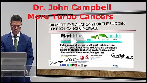 Dr. John Campbell MORE TURBO CANCERS Eng